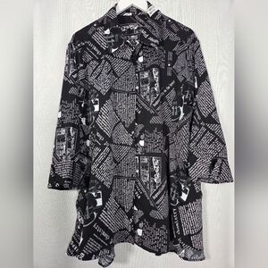 Z NWOT Lior Paris Black & White New